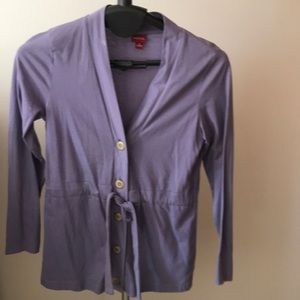 Purple merona cardigan